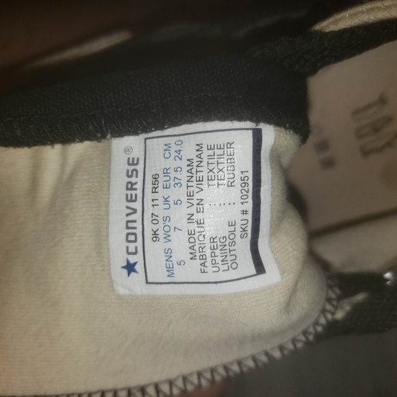 Checkered Converse Shoes - Picture 2 of 5